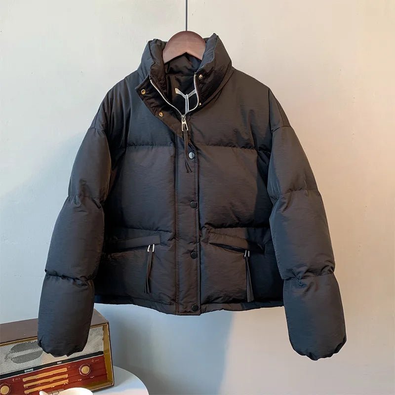 ModeGeist | Klassische Warme Gesteppte Winterjacke für Damen