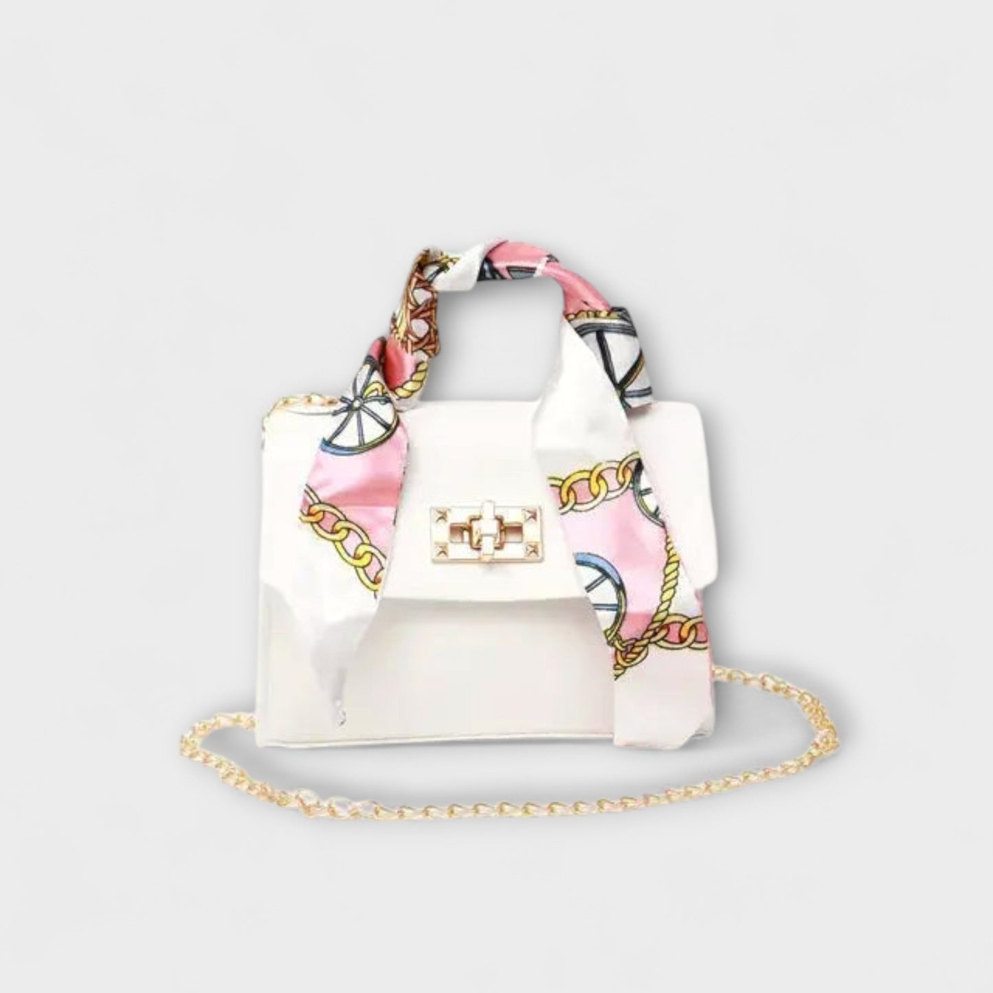 MODEGEIST Damen Handtasche Strukturiert Elegant Abnehmbare Kette