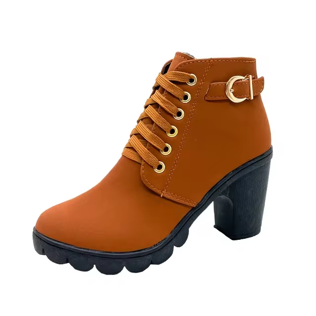 Emma® | High-Heeled Lace-Up Ankle Boots