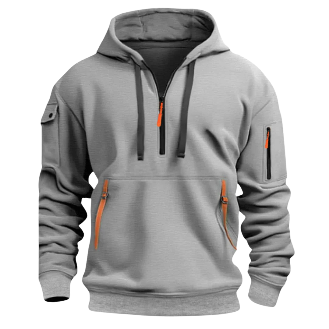 ModeGeist | Herren Sweatshirt mit Kapuze und Taschen
