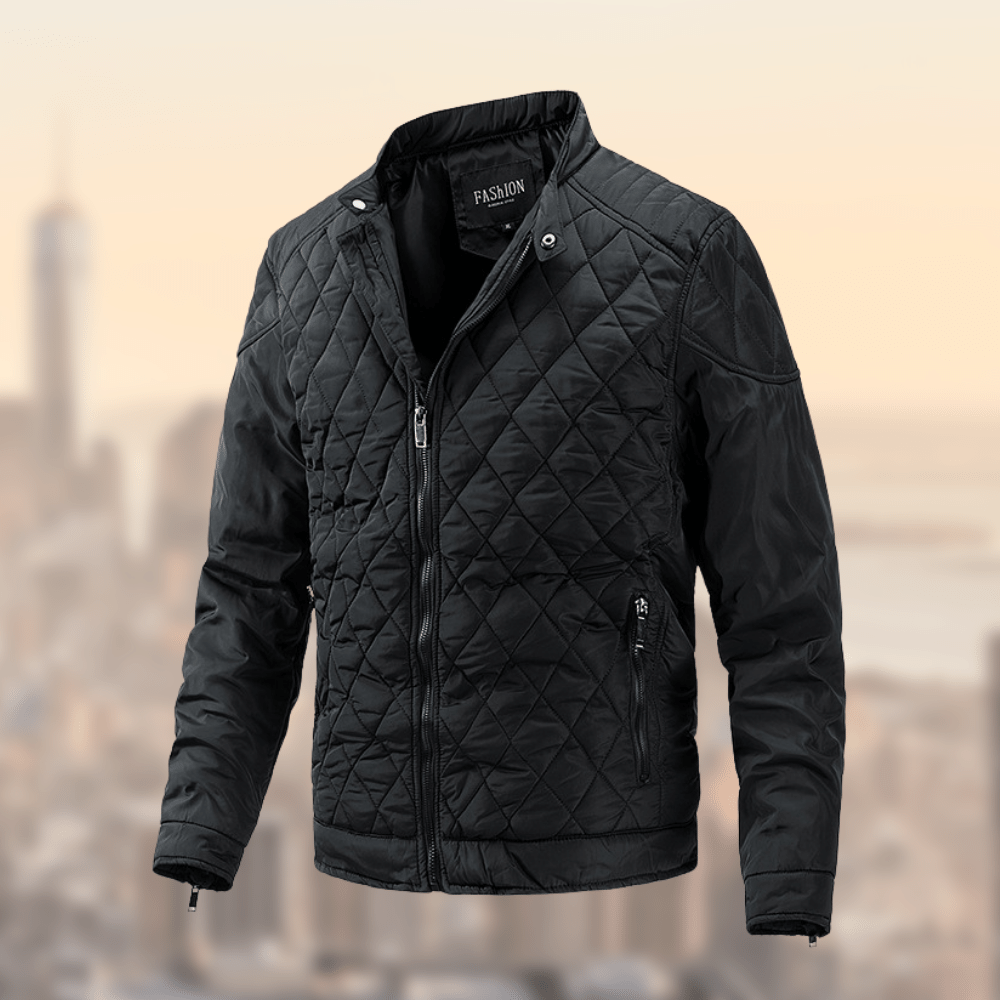 Herrenjacke mit Diamant-Steppung