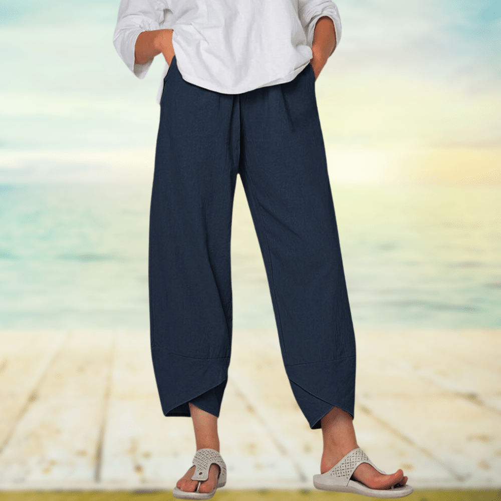 Leichte Baumwollhose für Damen – Kiva