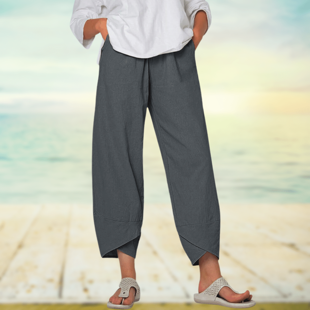 Leichte Baumwollhose für Damen – Kiva