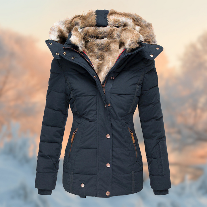 ModeGeist | Gesteppte Jacke mit Warmem Fleece-Futter für Kalte Tage