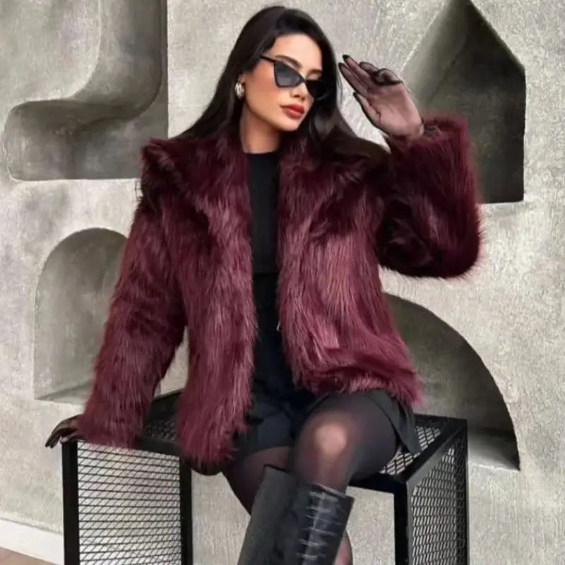 ModeGeist | Eleganter Warmer Blouson für Frauen