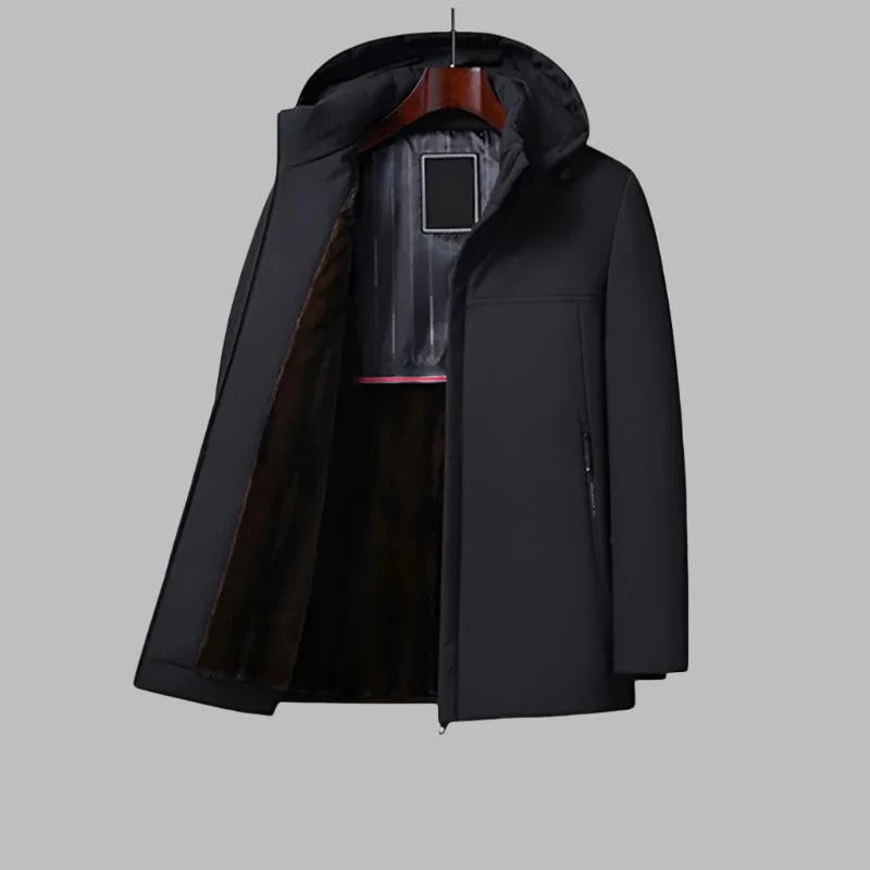 Martins dicker Kapuzenparka