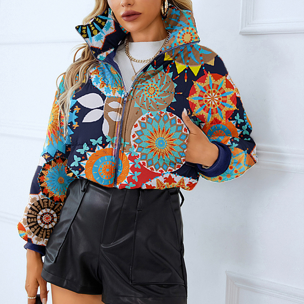 ModeGeist | Trendige Abgeschnittene Herbstjacke für Damen