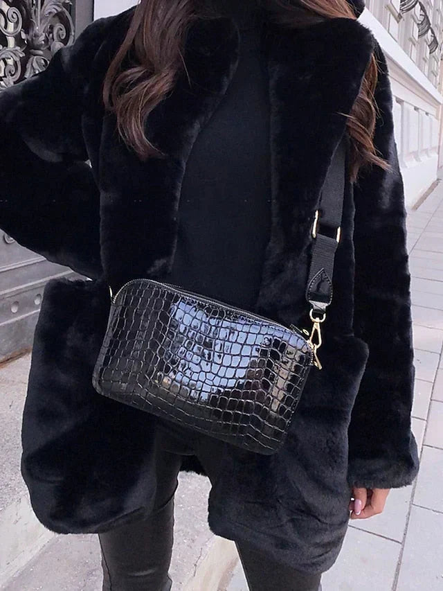 ModeGeist | Langer Stil Teddy für Frau Ideal für Den Winter