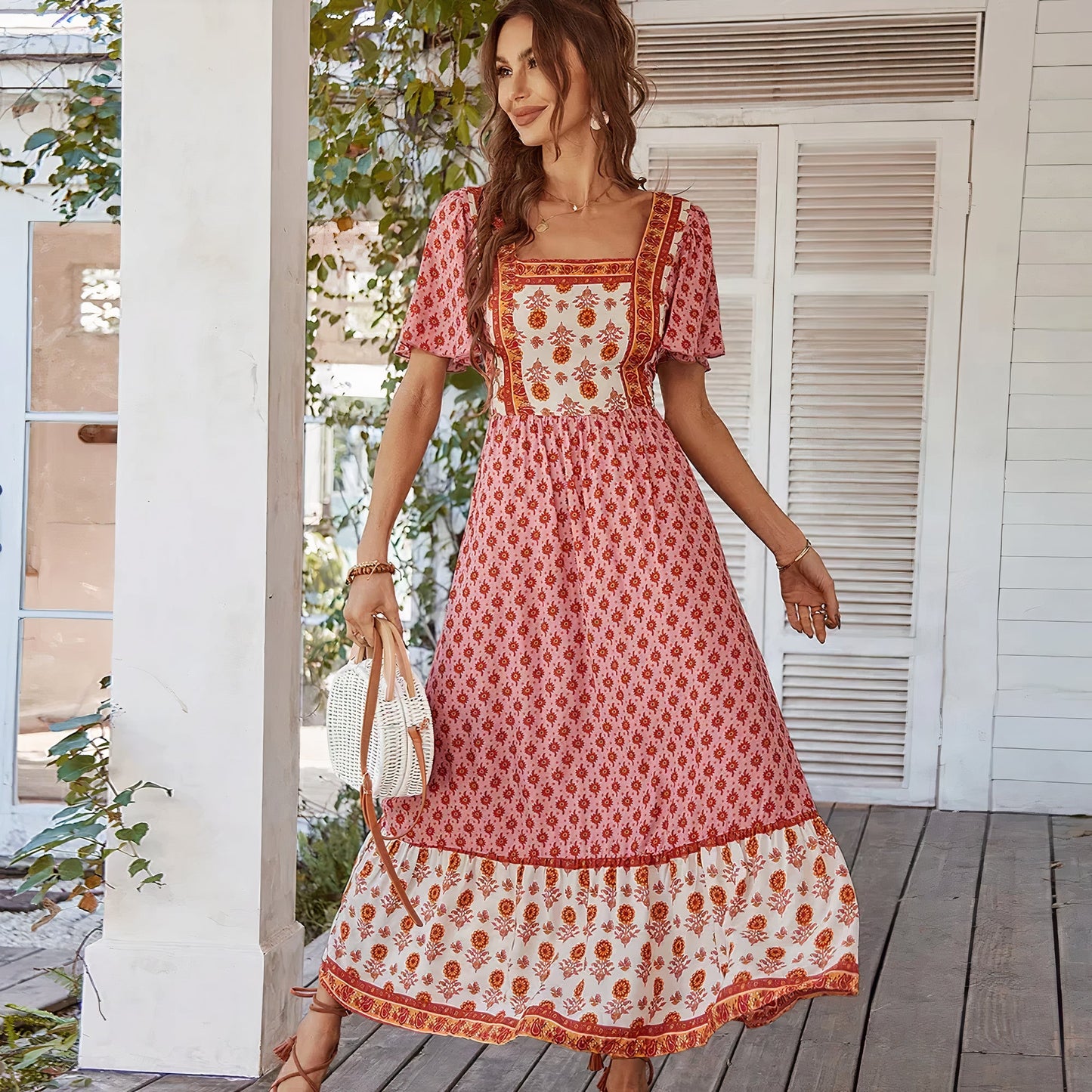 Schickes Vintage Blumenkleid - Lenny