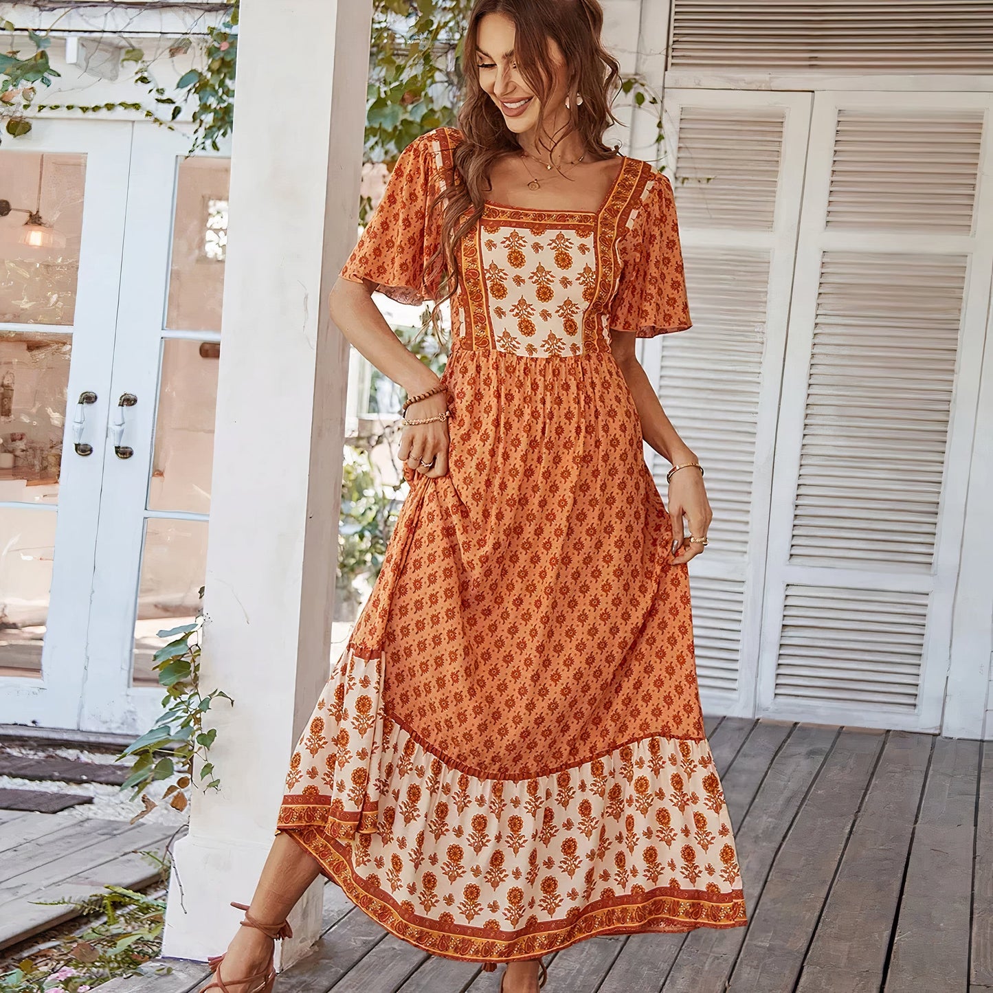 Schickes Vintage Blumenkleid - Lenny