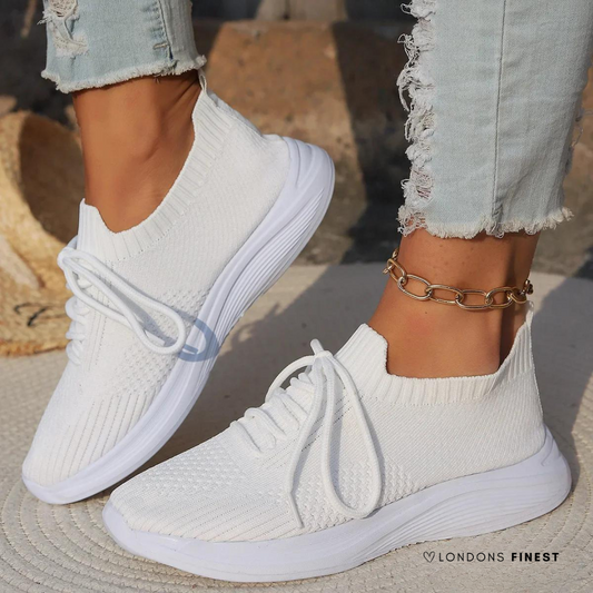 MODEGEIST Damen Sneaker atmungsaktiv Memory Foam Stützfunktion