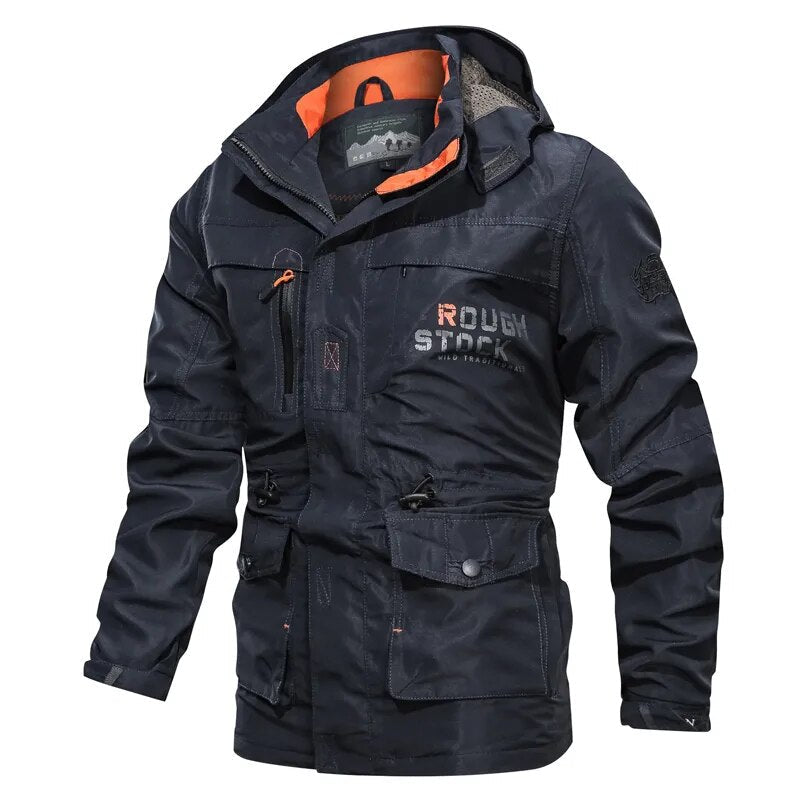 ModeGeist | Winddichtes Windjacke mit abnehmbarer Kapuze