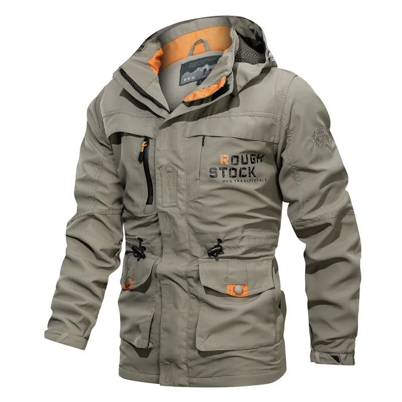 ModeGeist | Winddichtes Windjacke mit abnehmbarer Kapuze