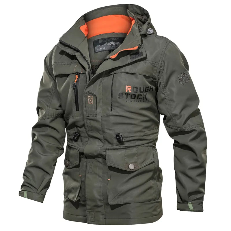 ModeGeist | Winddichtes Windjacke mit abnehmbarer Kapuze