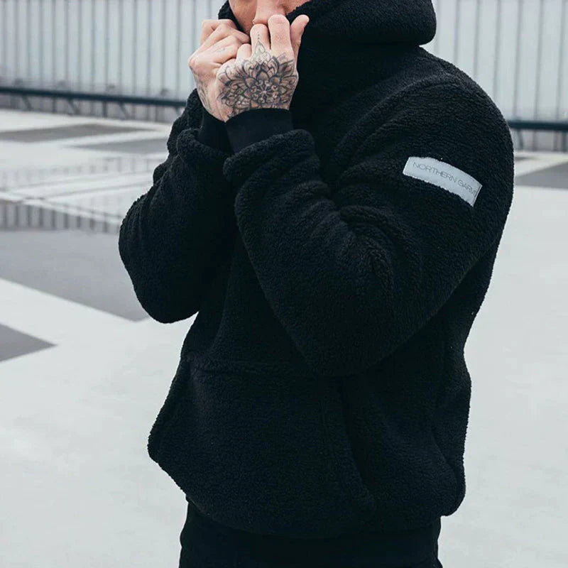 Kuscheliger Kapuzenpullover mit langen Ärmeln – Louis
