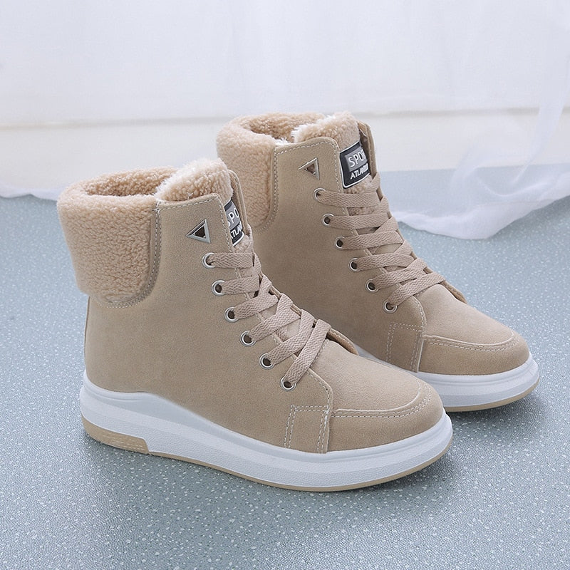 ModeGeist | Winterstiefel mit Warmfutter | Wasserabweisend und Rutschfest