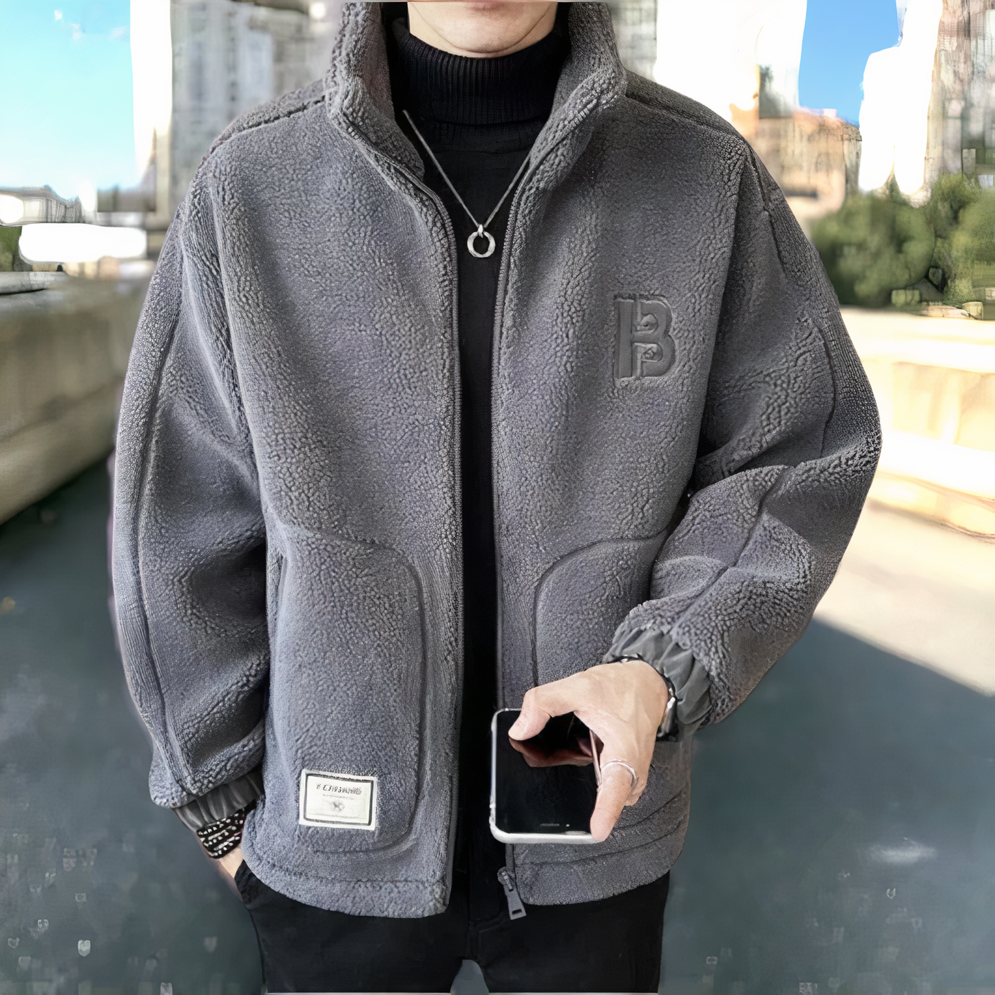 ModeGeist | Warmes Fleecejacke