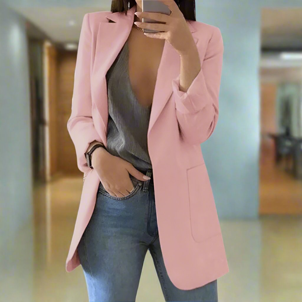 ModeGeist | Blazer - Tailored Fit - Einreiher - Klassischer Reverskragen
