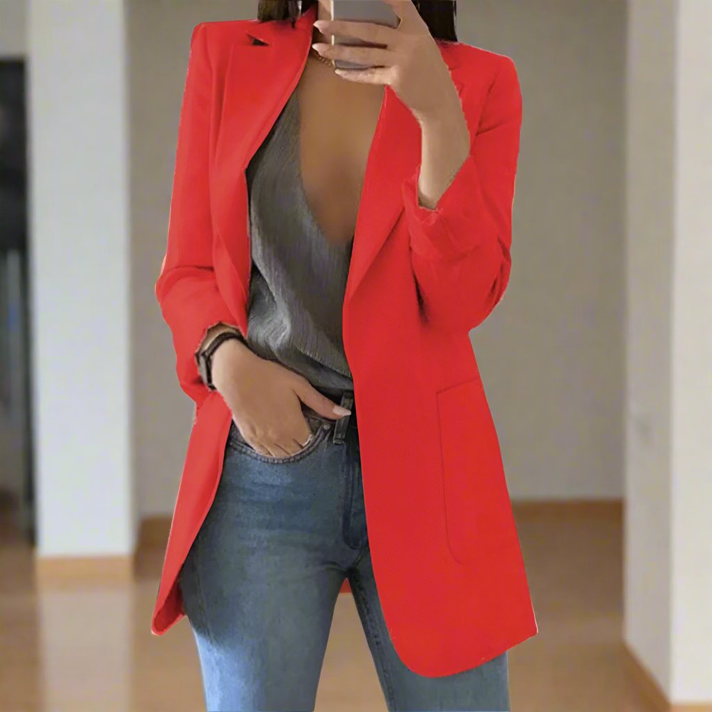 ModeGeist | Blazer - Tailored Fit - Einreiher - Klassischer Reverskragen