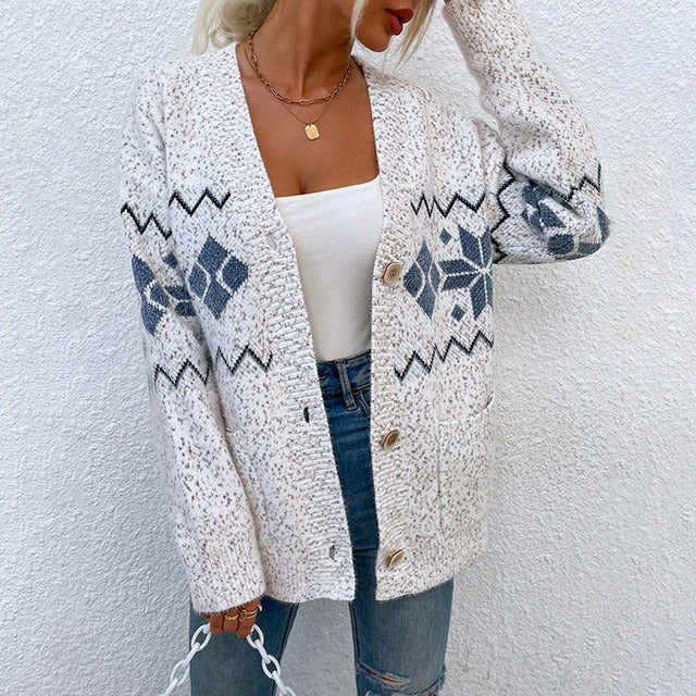 ModeGeist | Warme Strickjacke