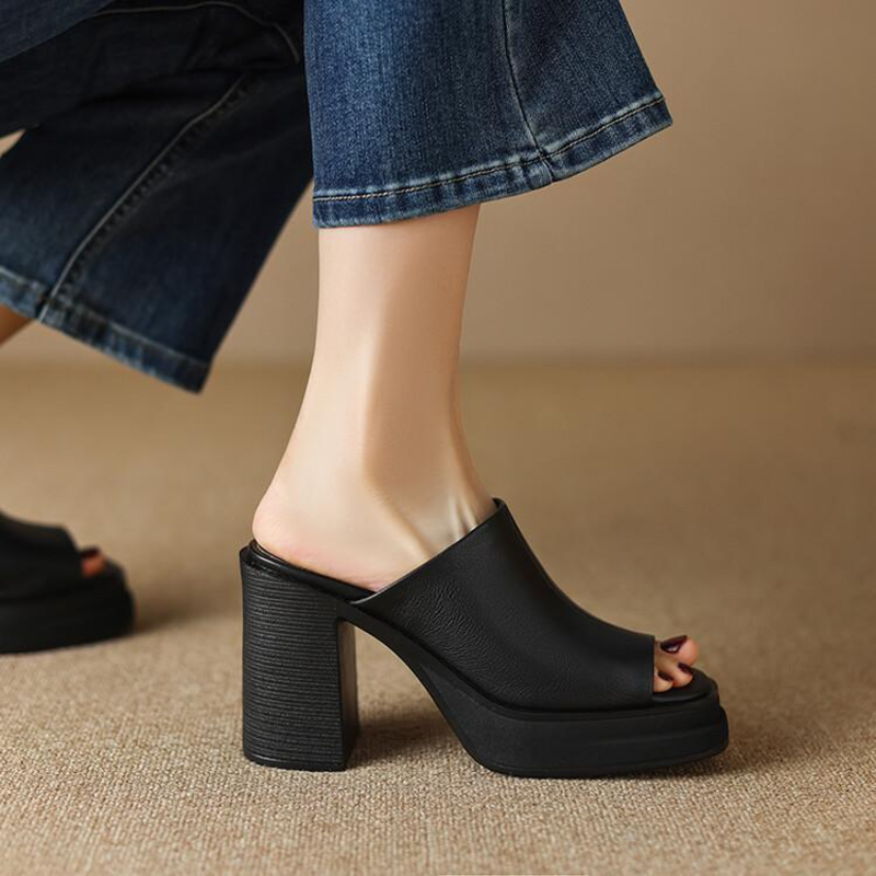 MODEGEIST Damen Plateau-Sandalen Flach Verstellbare Riemen Gepolstert