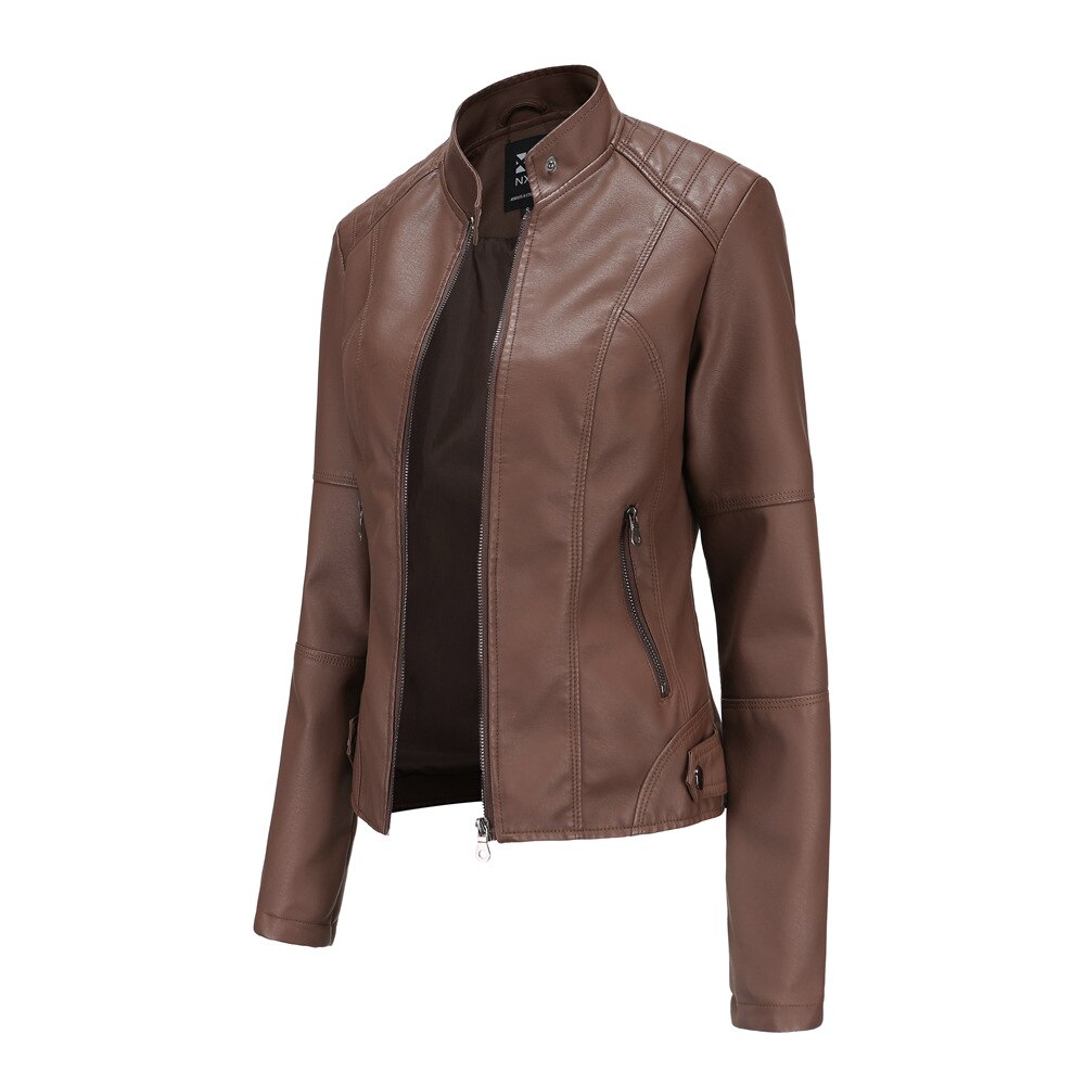 ModeGeist | Slim Fit Bikerjacke Für Damen