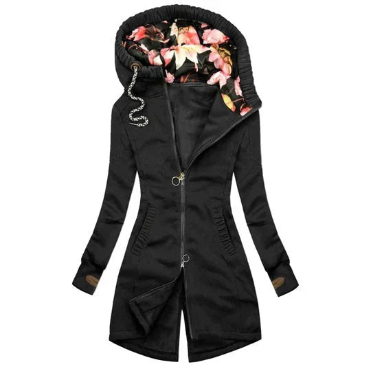 ModeGeist | Kapuzenjacke mit Reißverschluss für Damen