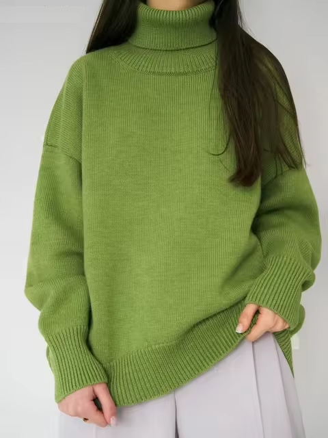 ModeGeist | Rollkragenpullover mit lockerer Passform