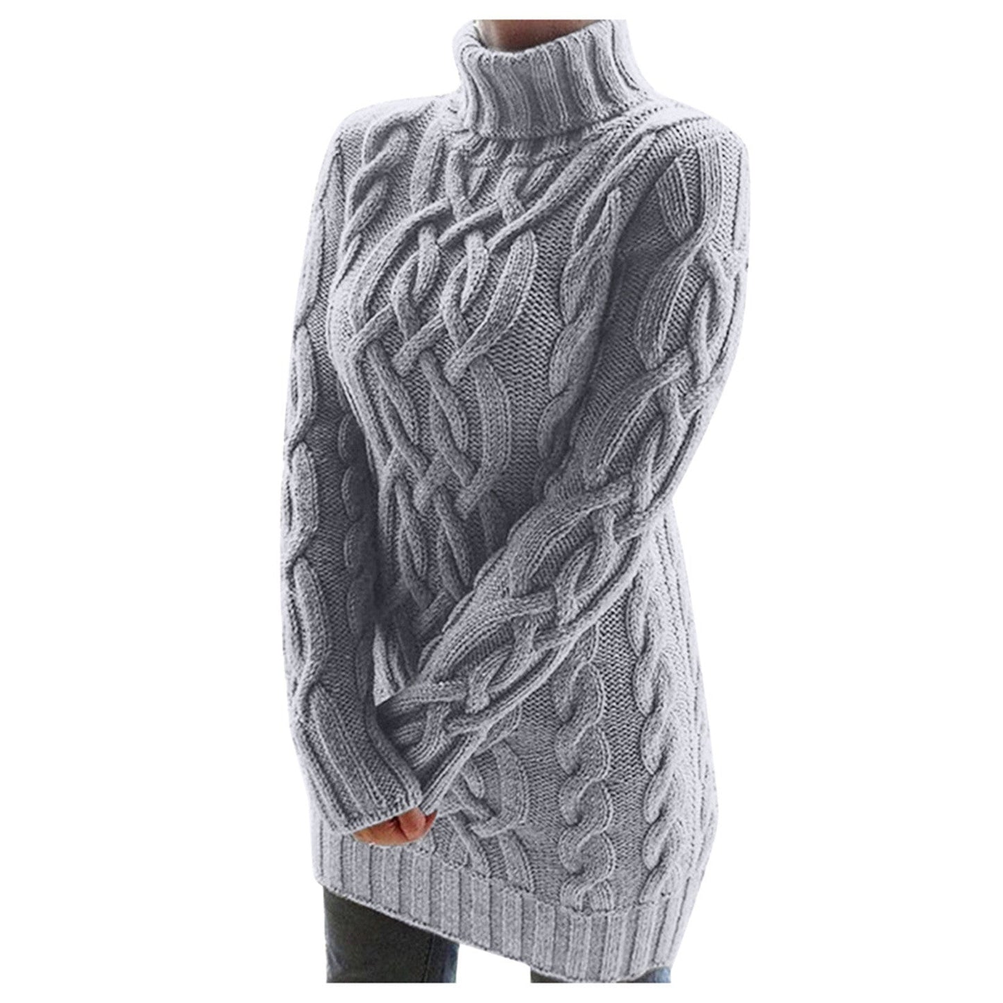 ModeGeist | Strick Rollkragenpullover Kabelstrick Warm und Komfortabel
