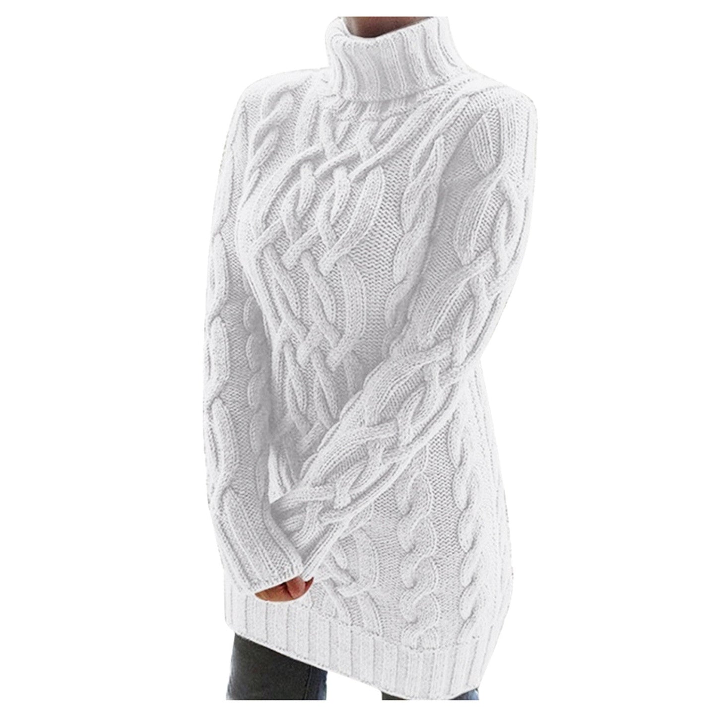 ModeGeist | Strick Rollkragenpullover Kabelstrick Warm und Komfortabel
