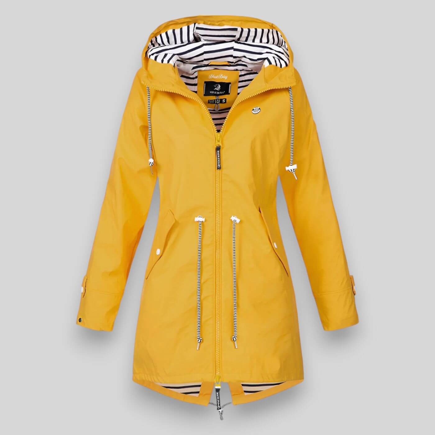 MODEGEIST Damen Wasserdichte Jacke Funktional Atmungsaktiv Leicht