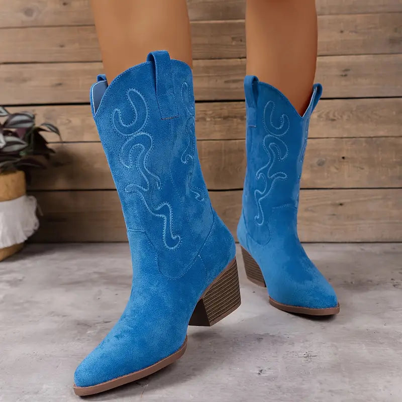 ModeGeist | Elegante Cowboy Damen Knöchelstiefel