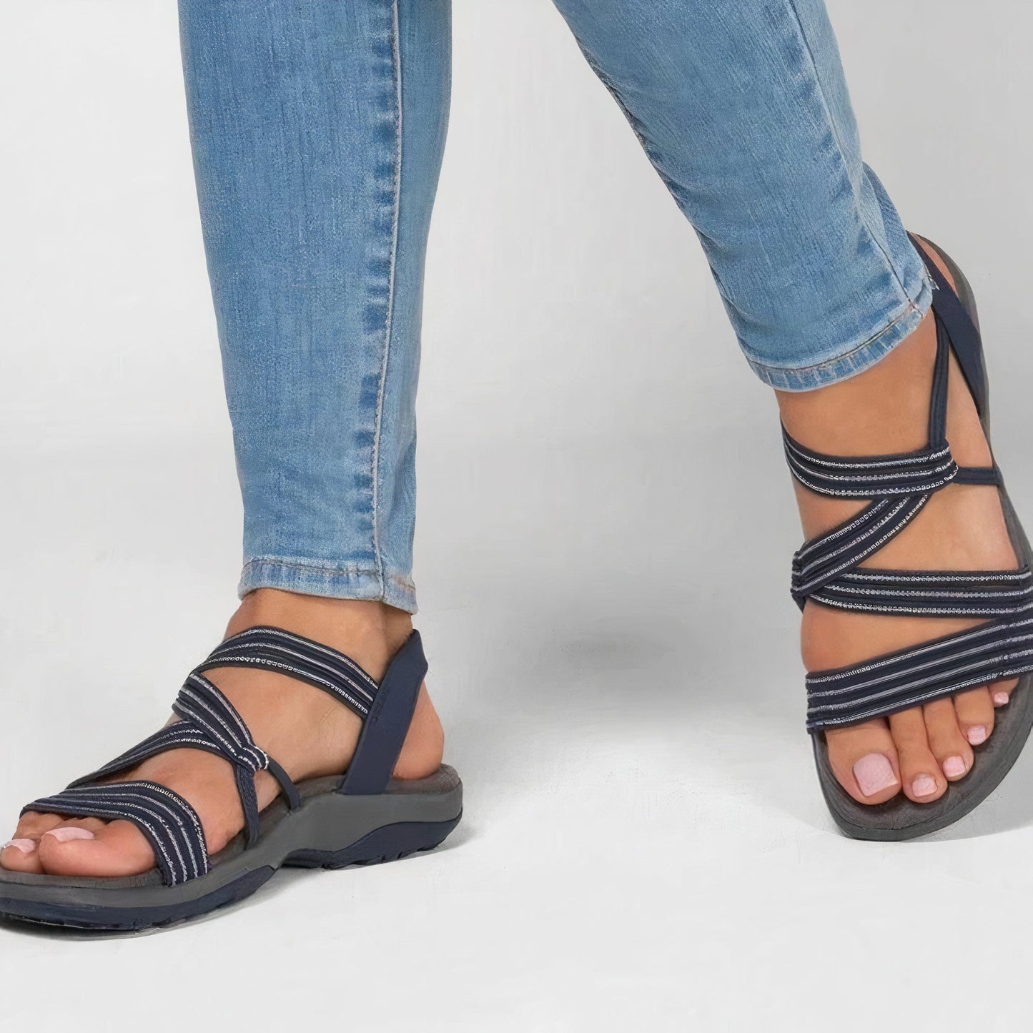 Cecilia: Flat Strand Sandals