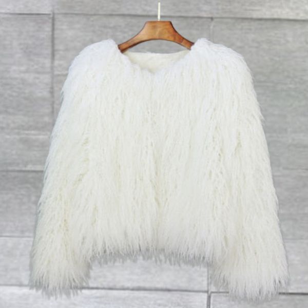 Elegantes Damen-Futtermantel aus Fuchsfell - Martina