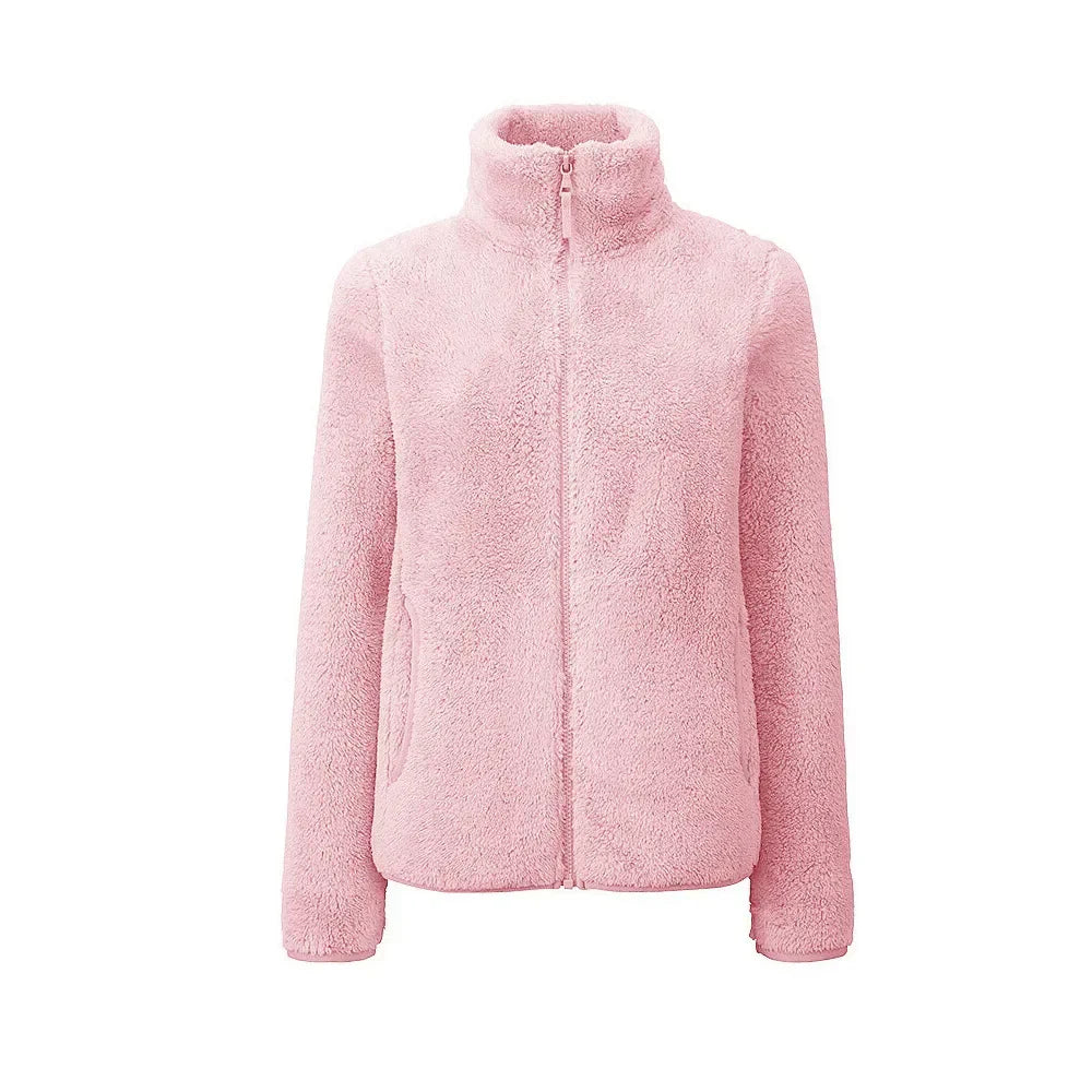 Maud: Kuschelige Reißverschlussjacke in bequemer Passform