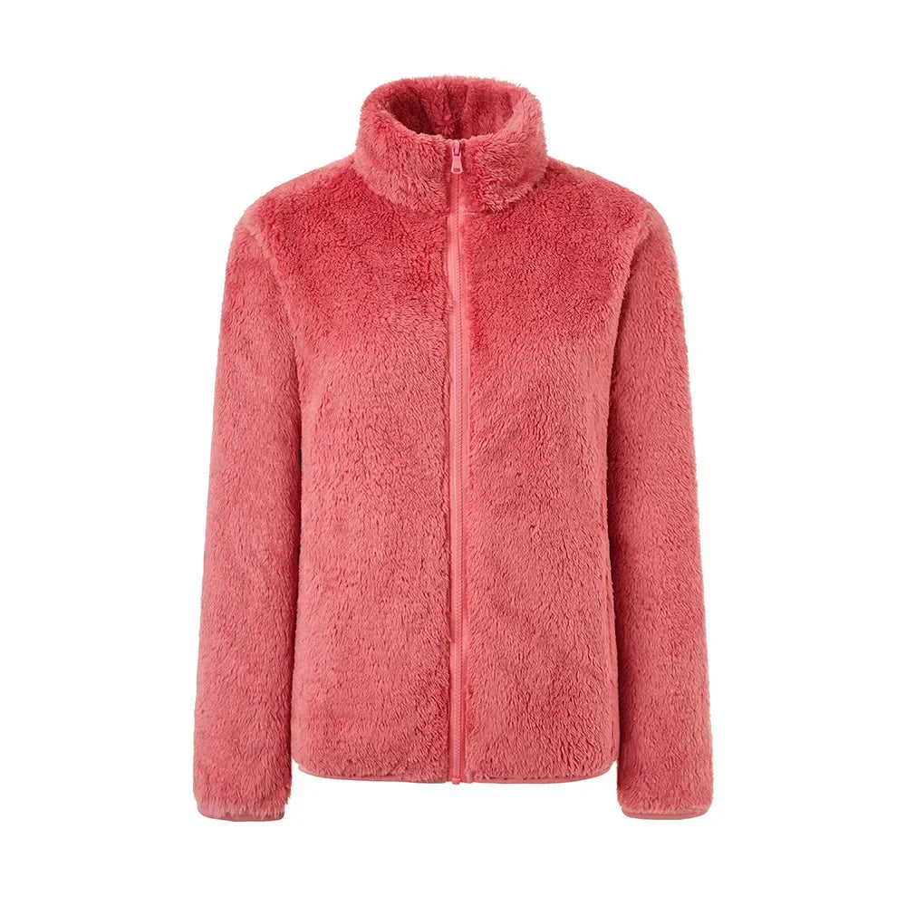 Maud: Kuschelige Reißverschlussjacke in bequemer Passform