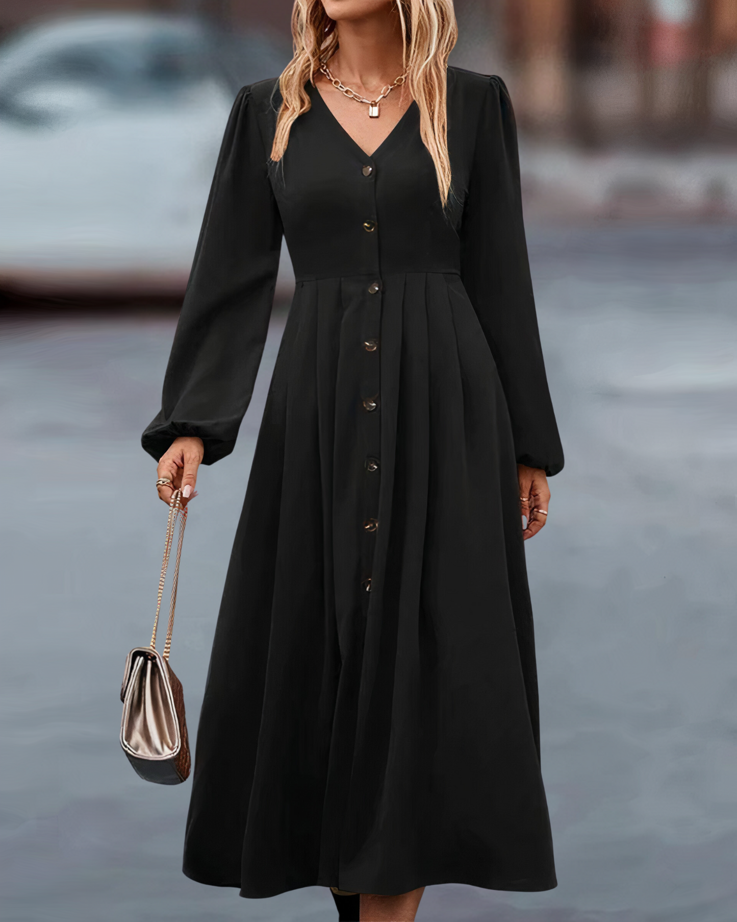 Herbstkleid Melena: Elegant