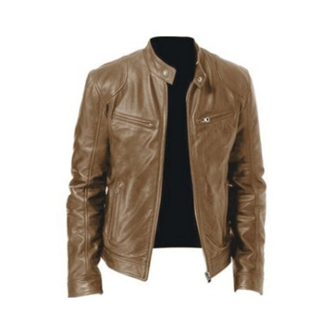 ModeGeist | Elegante Lederjacke Herren