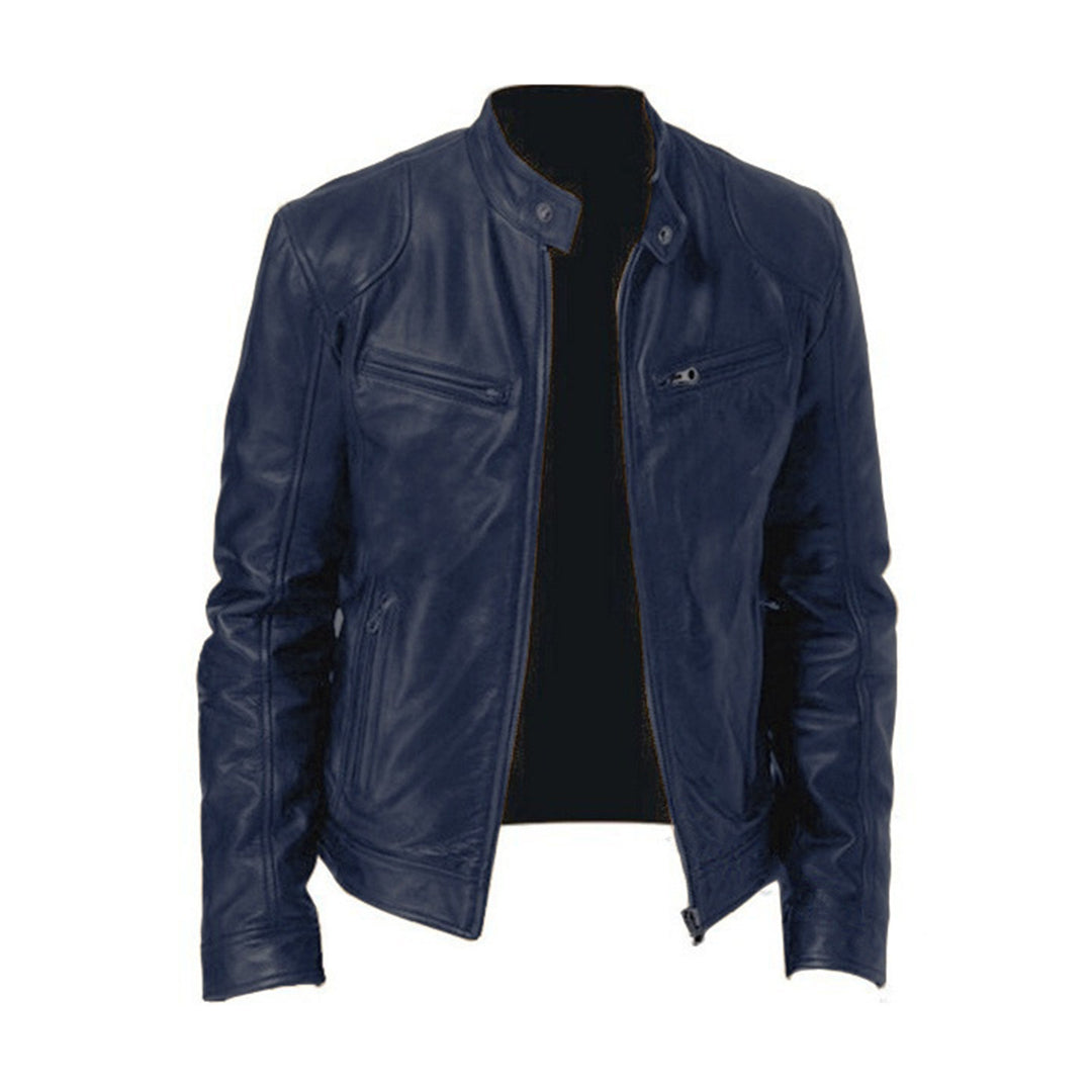 MIKEL Kollektion: Modische Lederjacke für Herren