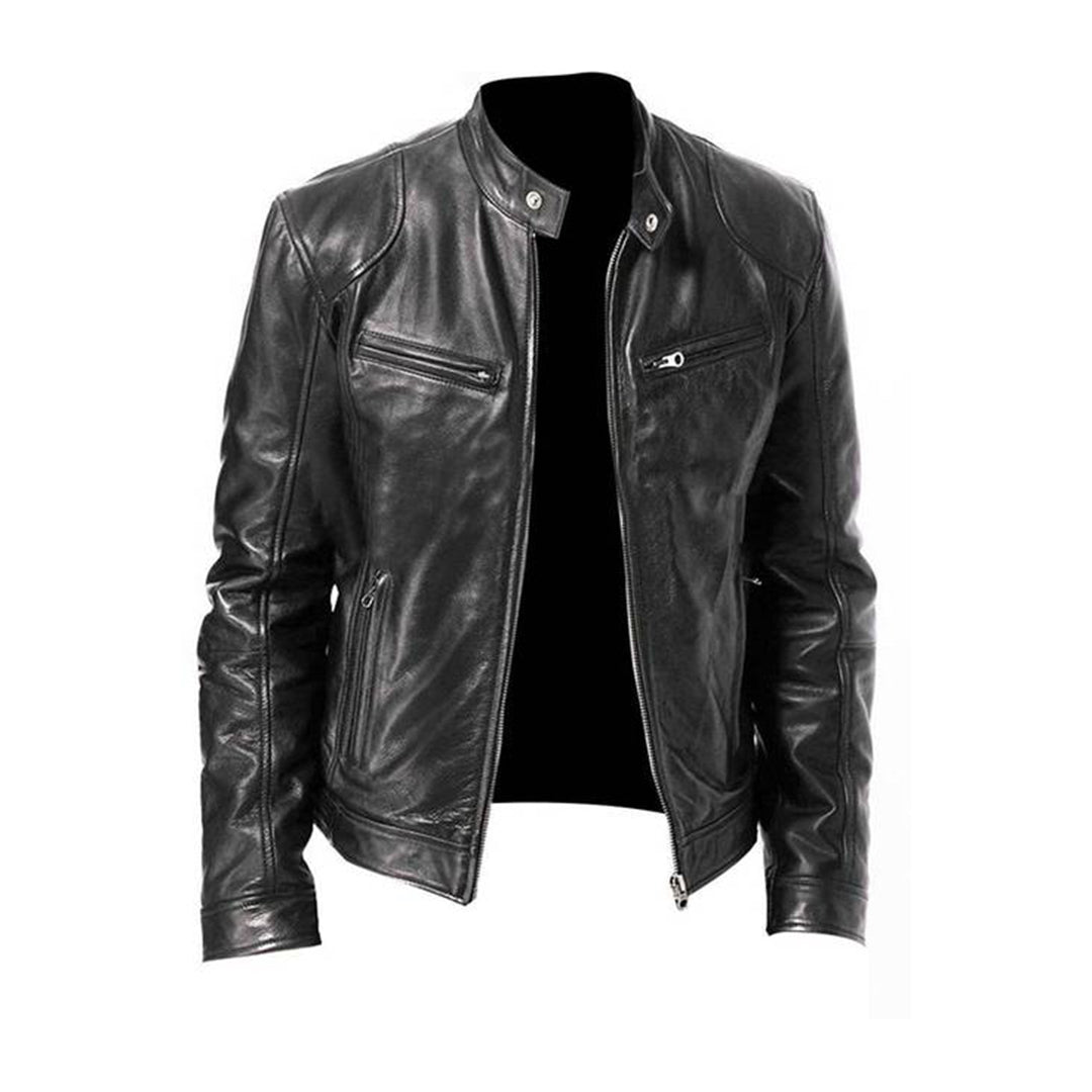 ModeGeist | Elegante Lederjacke Herren