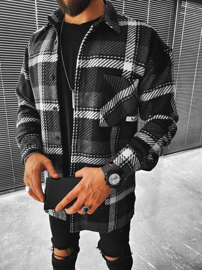 ModeGeist | Polarfleece Schwarz Jacke – Finn