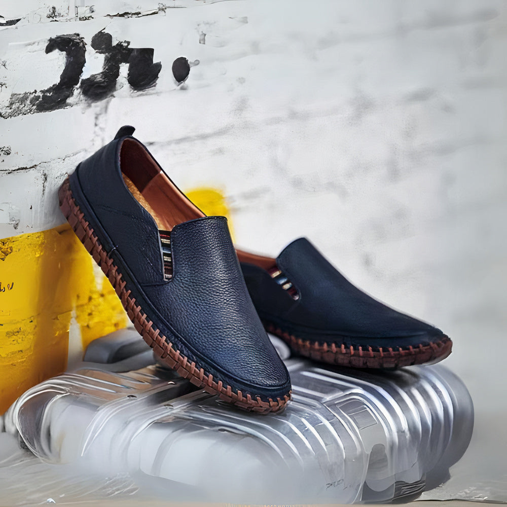 Hochwertige Herren-Loafer aus Leder - Modell Milan