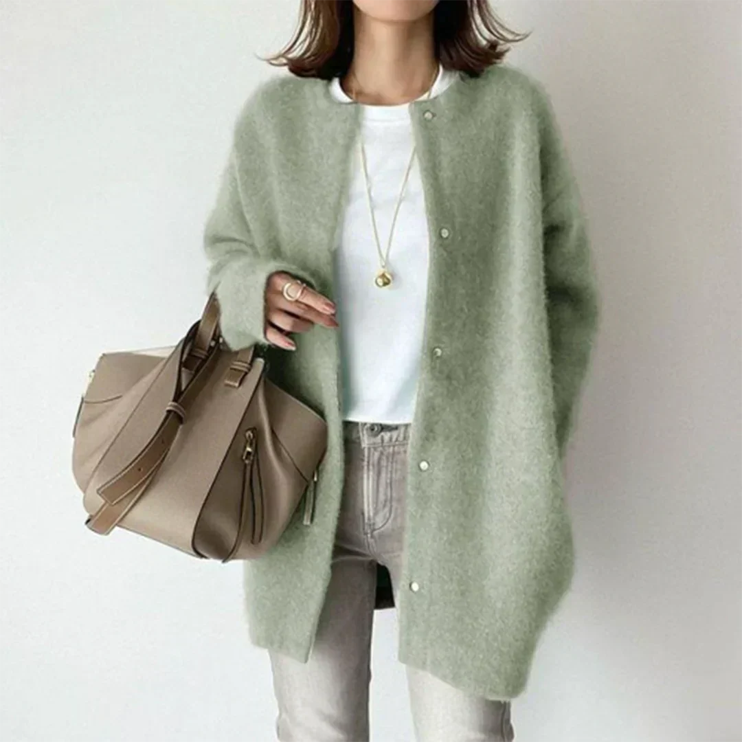 ModeGeist | Lässige Strickjacke mit Langen Ärmeln