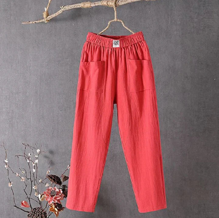 Evelyn: bequeme Baumwollhose