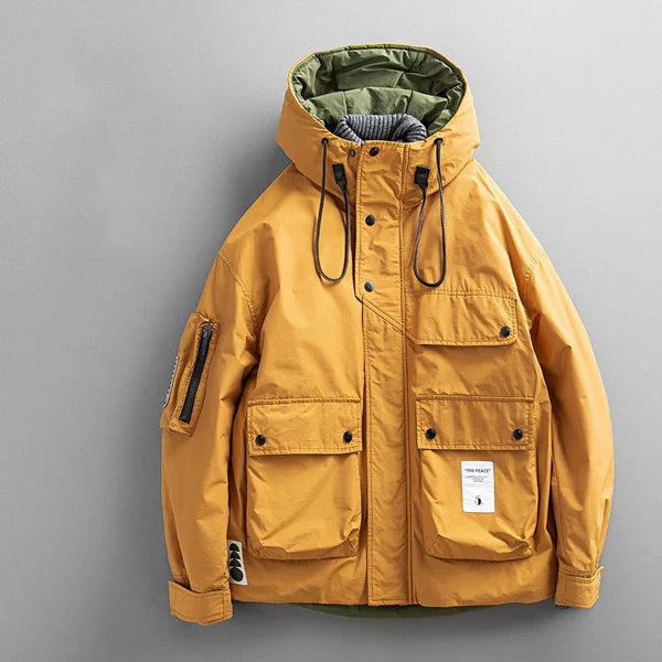 Wasserdichte Jacke DIRK mit verstellbarer Kapuze