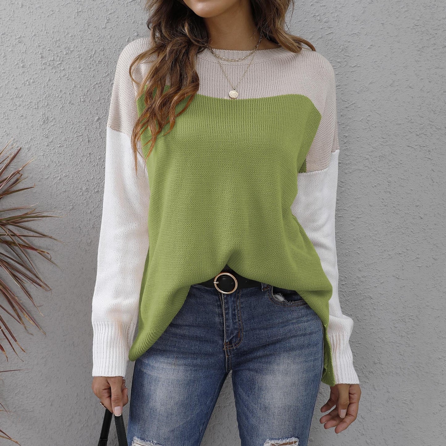 ModeGeist | Strickpullover Rundhalsausschnitt