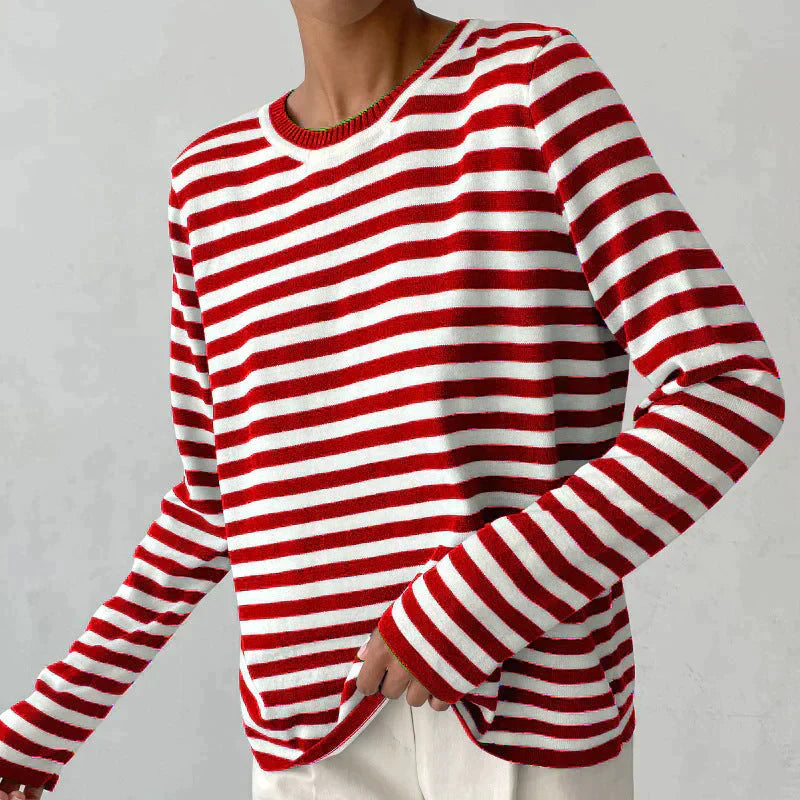 Elfreda gestreifter Pullover