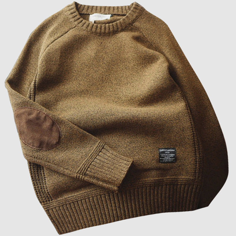 Weicher Langarm-Pullover für Herren im Winter