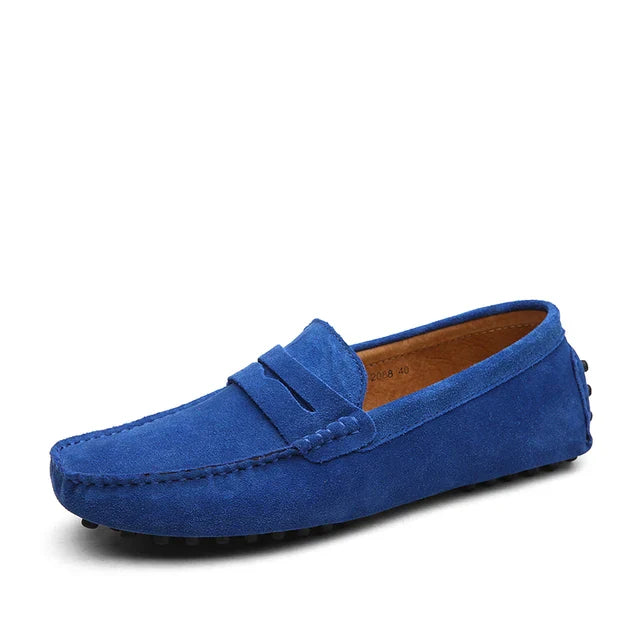 Herren Leder Loafer von LuxoStep mit rutschfester Sohle
