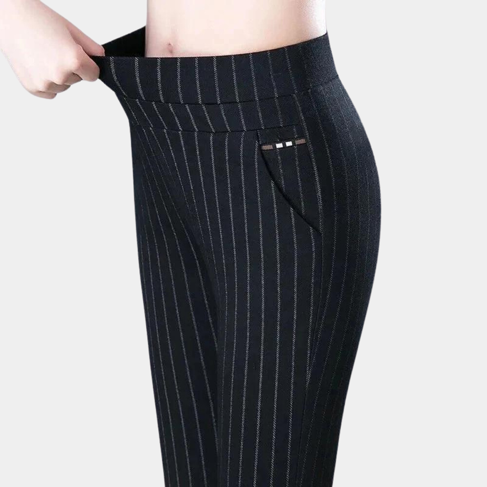 Margot: Komfortable und elegante Stretchhose mit hoher Taille.